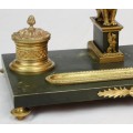 Garnitura de birou Egyptian Revival | cca 1830 | bronz dore | Franta